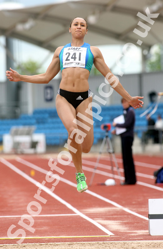 Jessica Ennis (City of Sheffield) winner of the long jump, Northern Championships, Sport City Manchester